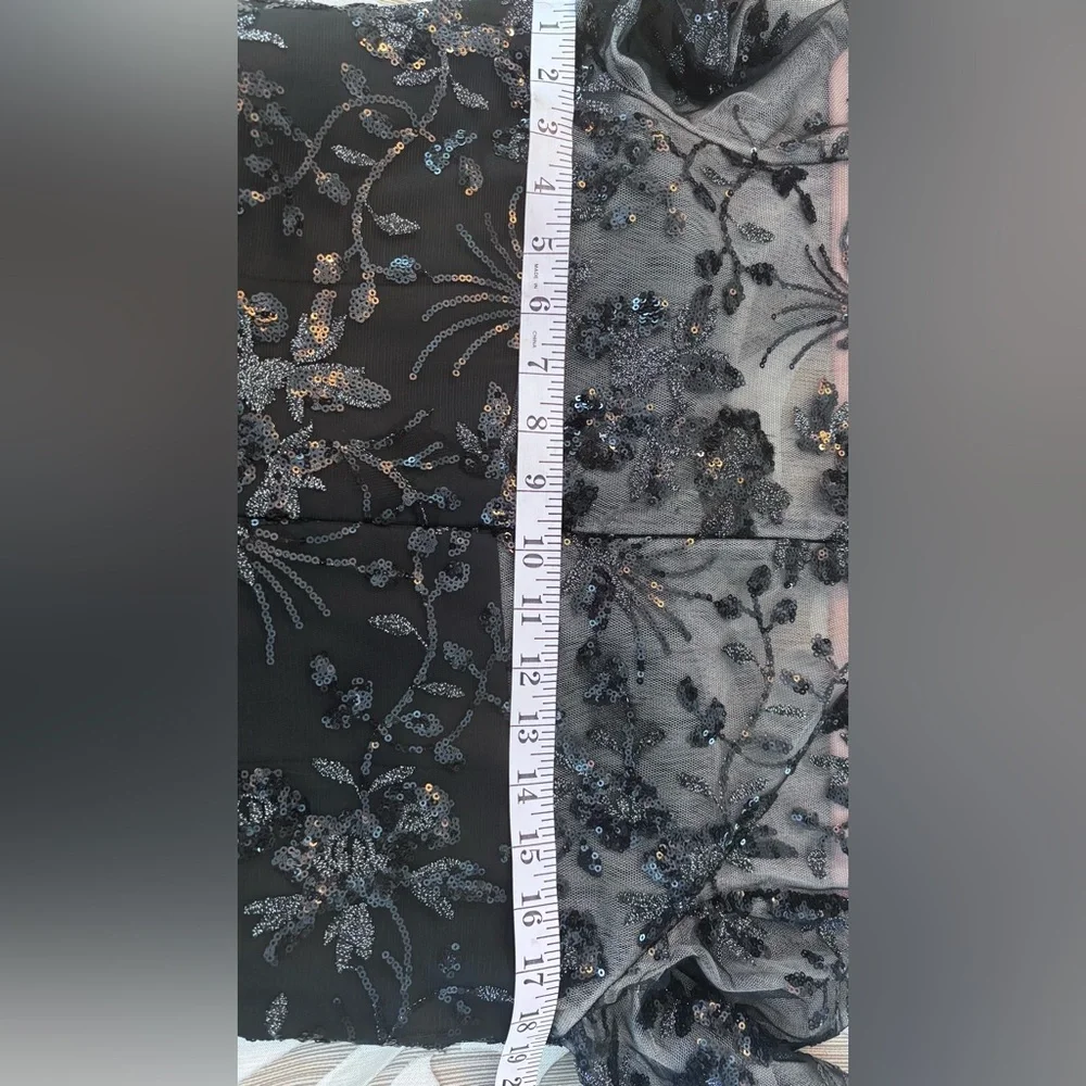 JJs House Black Floral Lace V-Neck Maxi Dress - Picture 8 of 12